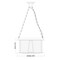 Z-Lite Cape Harbor Pendant, 3-Light, 18 In.W x 10 In.H, Matte Black/Water hammered 7503P18-MB - alternate 8